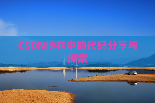 CSDN博客中的代码分享与探索